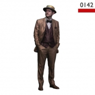 Man in conversation