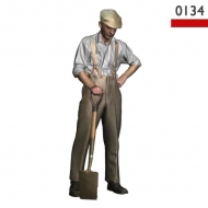 Man with spade
